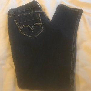 Levi's 524 Too Superlow  Skinny Jeans Size 3 S/C